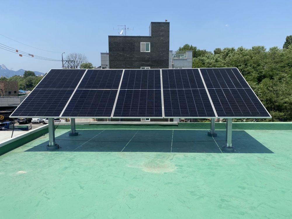 중랑구 태양광발전소 설치 (3kW)