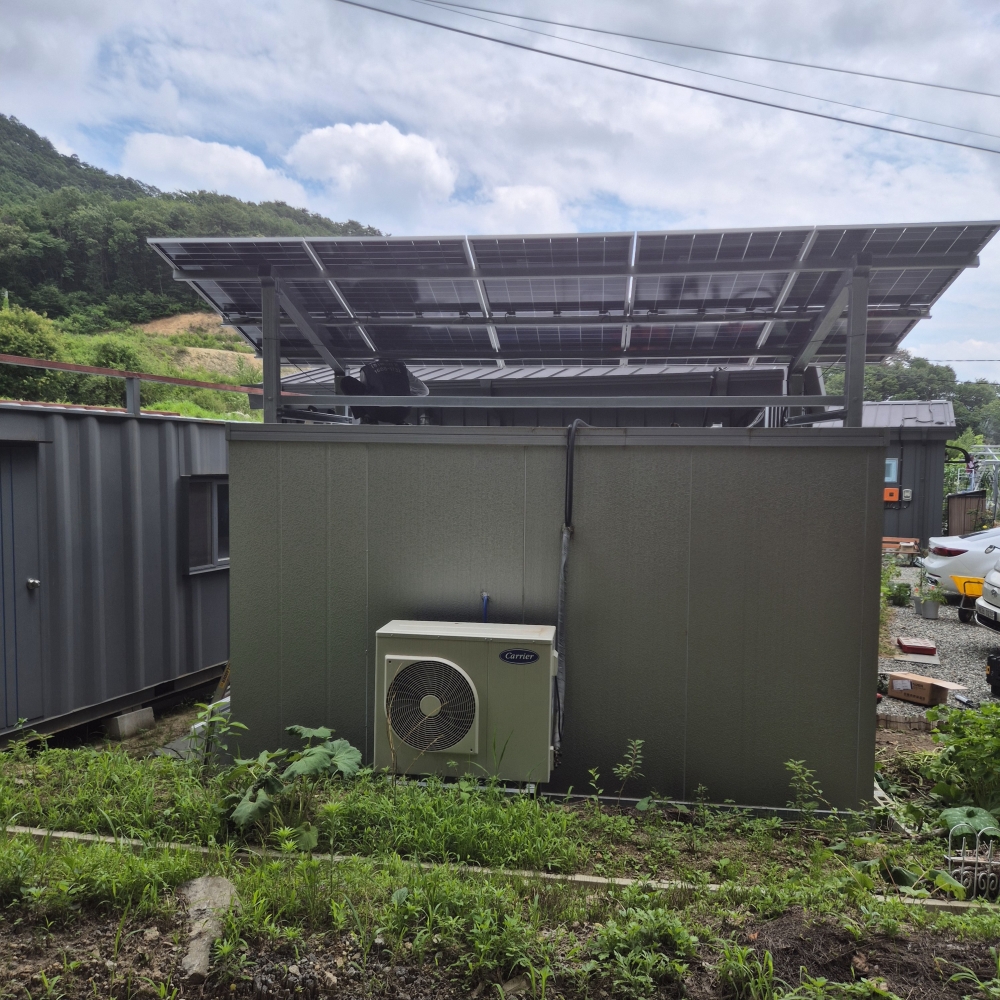 철원군 태양광발전소 설치 (3kW)